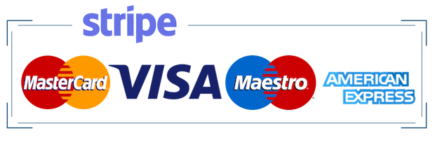 STRIPE pour le paiement de votre réservation de véhicule en toute sécurité.